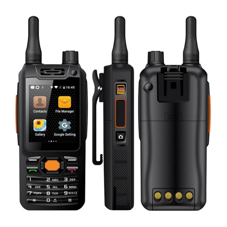 UNIWA F25 1GB+8GB 對講三防機, 2.4英寸安卓7.1, MTK6739四核, 4G網絡, 雙卡
