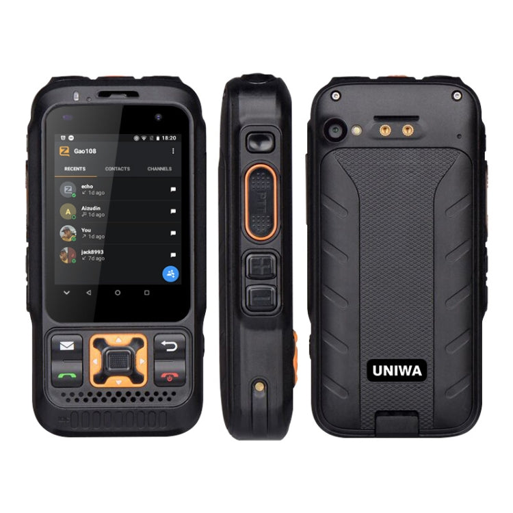UNIWA F30S 歐版 1GB+8GB 三防機, 4000mAh電池 2.8英寸安卓8.1, MTK6739四核, 4G網絡NFC, SOS