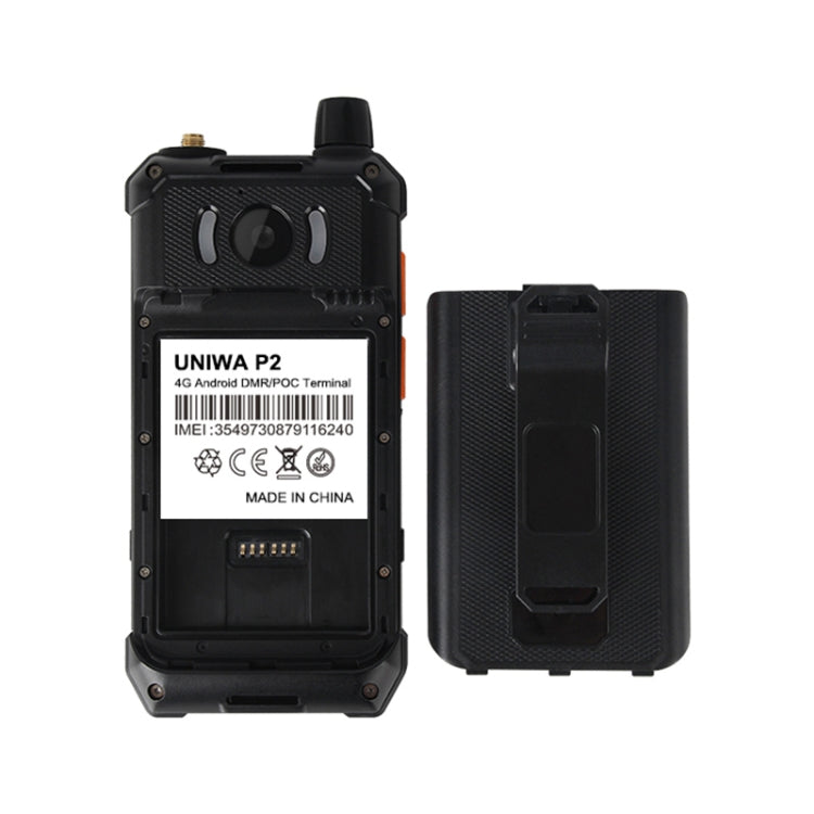 UNIWA P2 標配  3GB+32GB  POC對講IP67三防機, 4.0英寸安卓8.1, 高通驍龍SDM450八核,NFC, POC, SOS, OTG, 4G網絡 4G網絡