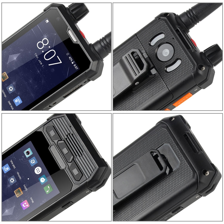 UNIWA P2 標配  3GB+32GB  POC對講IP67三防機, 4.0英寸安卓8.1, 高通驍龍SDM450八核,NFC, POC, SOS, OTG, 4G網絡 4G網絡