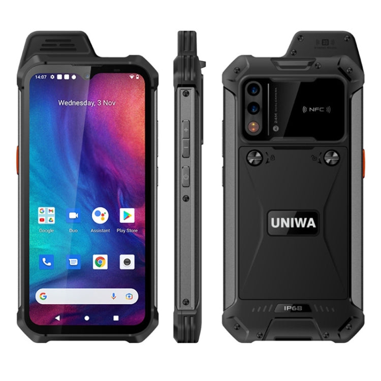 UNIWA W888 防爆版 4GB+64GB 三防機, 5000mAh電池 6.3英寸安卓11, MTK6765 Helio P35八核, NFC, OTG 4G網絡