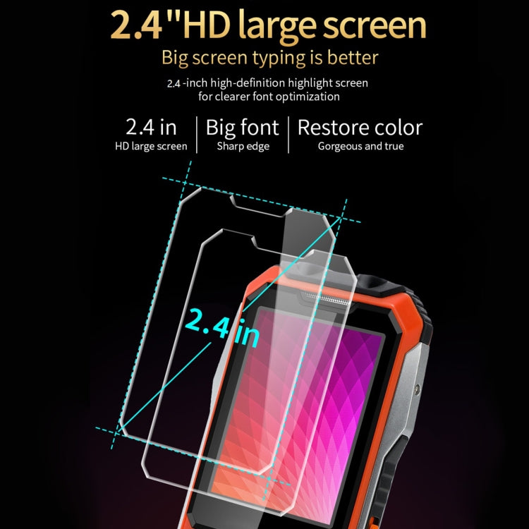 超薄A6 4G全網通 2.4英寸三防老人手機, FM, 手電筒, 2G網絡, SOS
