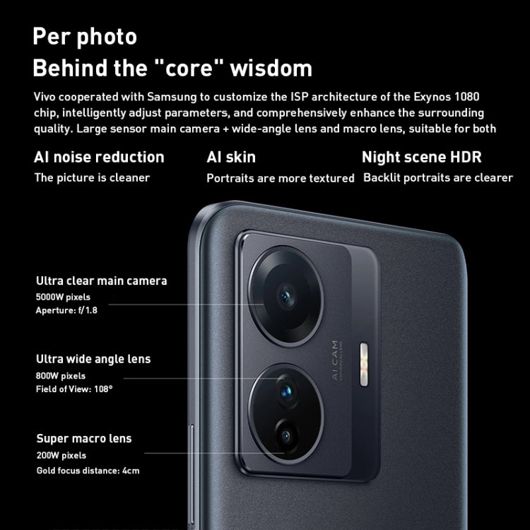 vivo S15e 5G, 8GB+128GB, 50MP像素主攝 屏幕鍵指紋, 6.44英寸安卓11.0 OriginOS Ocean, Exynos 1080八核, 5G網絡, OTG, NFC , 8GB+128GB