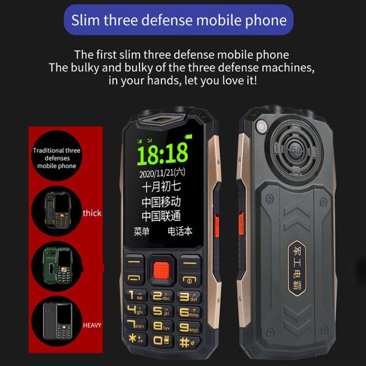 K1電霸 移動2G 2.4英寸三防老人手機, FM, 手電筒, 2G網絡, SOS