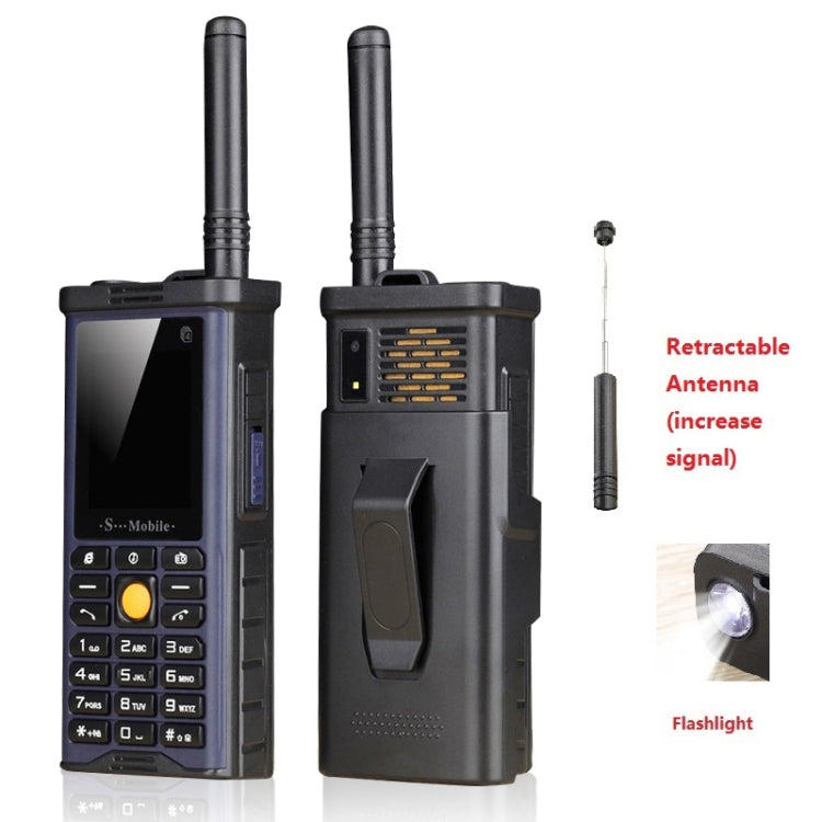 S-G8800  2.2英寸三防老人手機四卡四待電霸天線功能機, 2400毫安電池 FM, 手電筒, GSM網絡