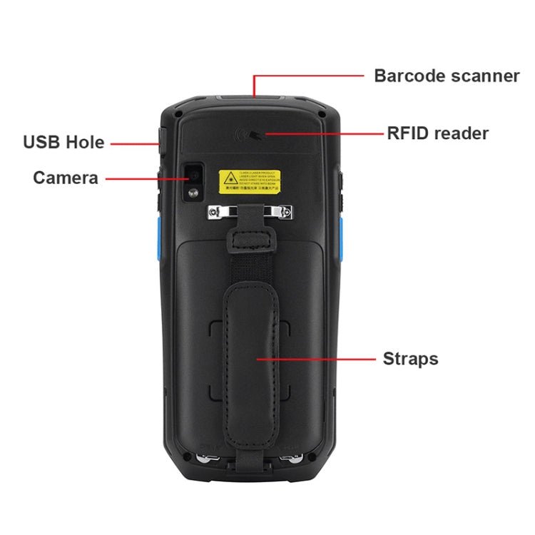 UNIWA S9000 標配 2GB+16GB 三防機, 4800mAh電池 5.0英寸安卓9.0, MTK6761 四核, 4G網絡 掃描頭
