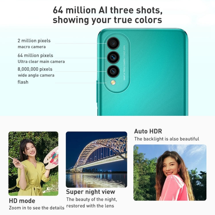 華為HUAWEI nova 10z 256GB CHA-AL80 側鍵指紋 后3攝, 6.6寸HarmonyOS 2.0, 八核, 4G網絡OTG 不支持谷歌商店