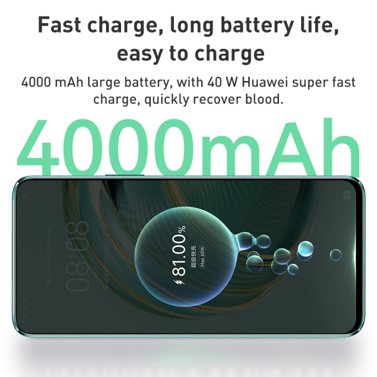 華為HUAWEI nova 10z 256GB CHA-AL80 側鍵指紋 后3攝, 6.6寸HarmonyOS 2.0, 八核, 4G網絡OTG 不支持谷歌商店