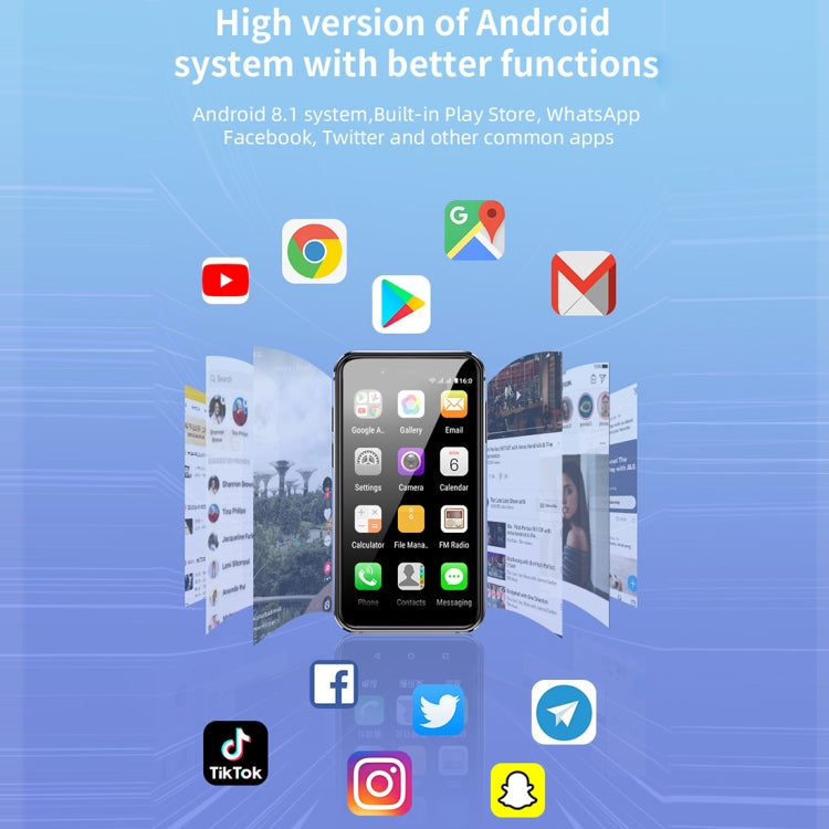 SOYES i14 2GB+32GB  3.0 英寸 安卓8.1 MTK6580 雙卡 3G網絡 全球版自帶谷歌商店