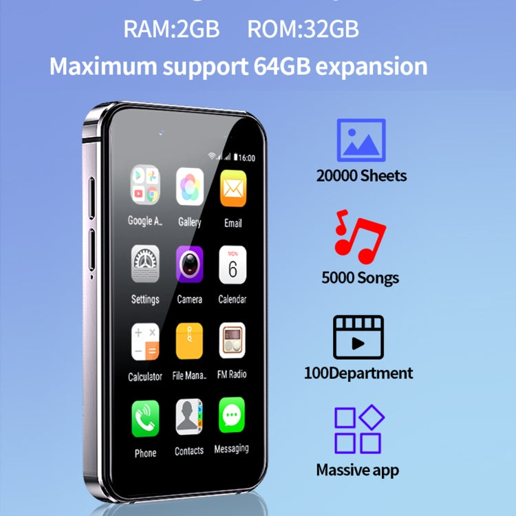 SOYES i14 2GB+32GB  3.0 英寸 安卓8.1 MTK6580 雙卡 3G網絡 全球版自帶谷歌商店