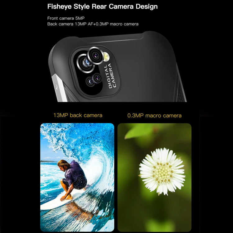 UNIWA W555 Rugged Phone, 3GB+32GB, Dual Rear Cameras, IP68 Waterproof Dustproof Shockproof, 5.71 inch Android 12.0 MTK6761 Quad Core up to 2.0GHz, Network: 4G, NFC, OTG, Global Version