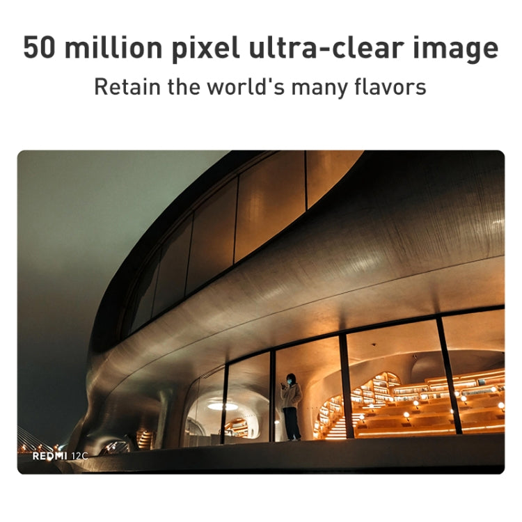 小米紅米 12C 6GB+128GB,  臉部識別, 6.71英寸MediaTekHelio G85八核2.0GHz, MIUI 13, 4G網絡,雙卡, 不支持谷歌商店