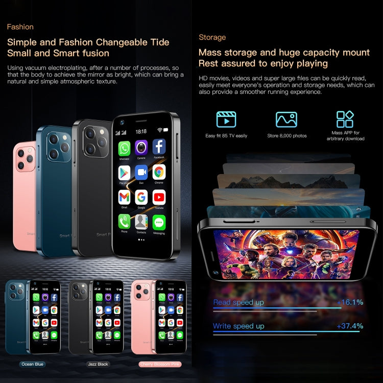 SOYES XS12 Pro, 4GB+32GB, 3.0 inch Android 10.0 MTK6750 Octa Core, Bluetooth, WiFi, FM, OTG, Network: 4G, Dual SIM, Support Google Play