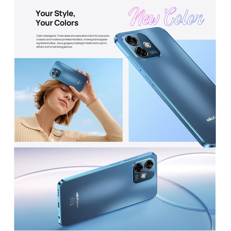 歐樂風Note 16 Pro 8GB+128GB  臉部識別/側鍵指紋, 6.52寸屏安卓13 Unisoc T606八核, 4G網絡, 雙卡, OTG