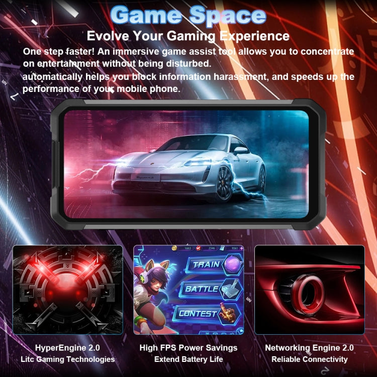 Unihertz 8849 Tank 2  12GB+256GB 激光投影儀三防手機 1億像素, 帶夜視,15500mAh大電池, 6.79寸安卓13,MTK6789八核, NFC 4G網絡 全球國際版