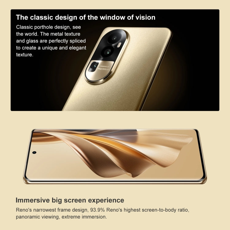 OPPO Reno10 Pro 5G  16GB+256GB 6400萬三后攝 6.74英寸安卓13, 天璣 8200八核, 5G網絡 NFC, OTG  , Reno10 Pro 5G, 16GB+256GB