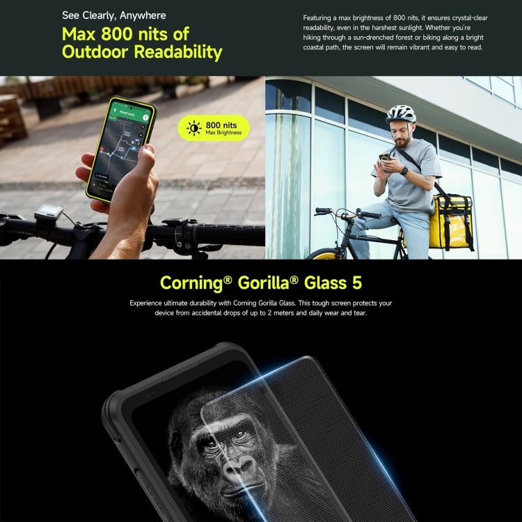 Ulefone Armor X31 Pro 5G，8GB+256GB，夜視，IP68/IP69K三防機  6.56英寸安卓14 天璣6300八核, 網絡：5G, NFC, OTG