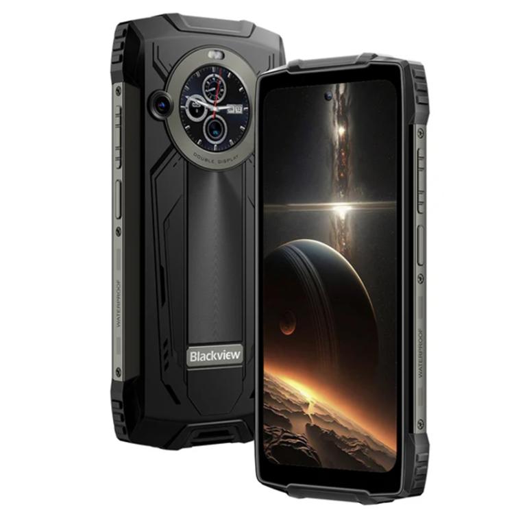Blackview BV8200三防手機，12GB+256GB，6.5英寸 + 1.3 英寸安卓14 MediaTekHelio G100 MT8781 八核,   NFC, 4G網絡