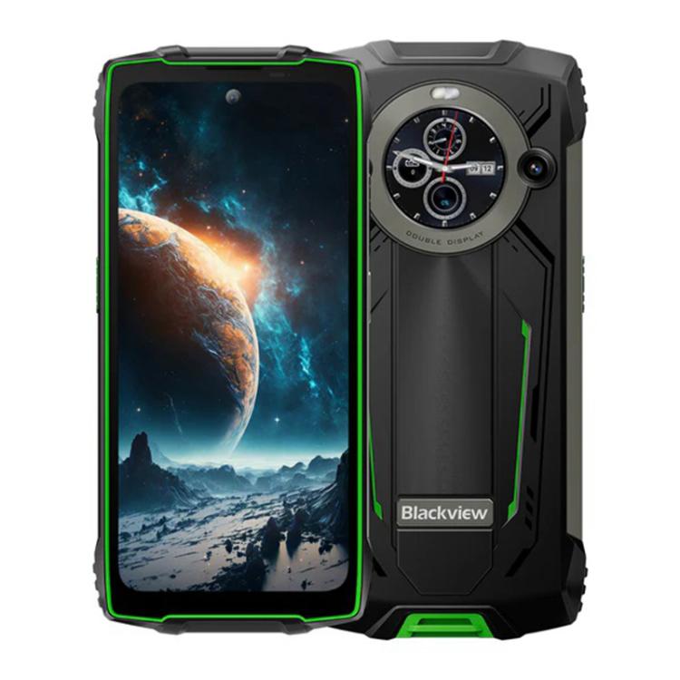 Blackview BV8200三防手機，12GB+256GB，6.5英寸 + 1.3 英寸安卓14 MediaTekHelio G100 MT8781 八核,   NFC, 4G網絡