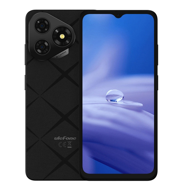 歐樂風Ulefone Note 19, 3GB+32GB, 面部/側鍵指紋 6.56寸屏安卓14 Go Unisoc T603八核, 4G網絡, 雙卡, OTG
