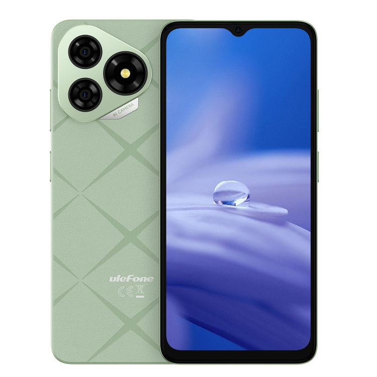 歐樂風Ulefone Note 19, 3GB+32GB, 面部/側鍵指紋 6.56寸屏安卓14 Go Unisoc T603八核, 4G網絡, 雙卡, OTG