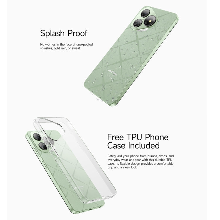 歐樂風Ulefone Note 19, 3GB+32GB, 面部/側鍵指紋 6.56寸屏安卓14 Go Unisoc T603八核, 4G網絡, 雙卡, OTG
