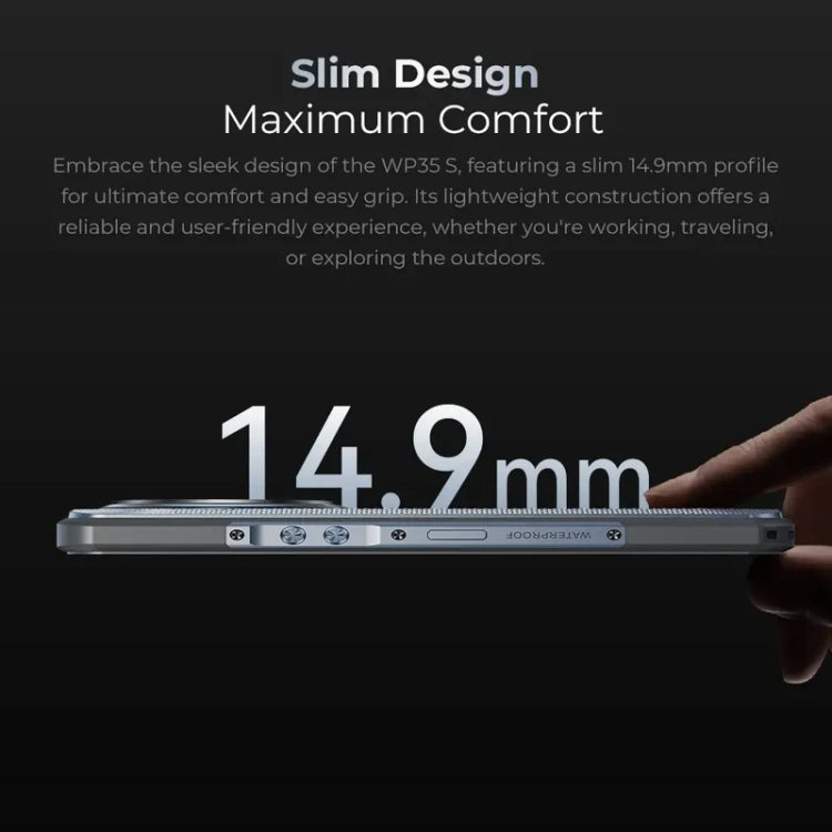 Oukitel WP35 S 4G，6GB+256GB，IP68/IP69K三防機, 6.56英寸安卓14，MediaTek Helio G85八核，NFC, OTG, 網絡：4G