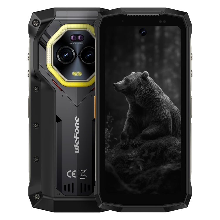 Ulefone Armor Mini 20 ，夜視，8GB+256GB，IP68/IP69K三防機  4.7英寸安卓14 MediaTek 天璣6300 八核, 網絡：4G, NFC, OTG