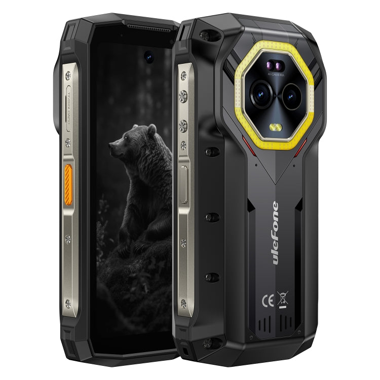 Ulefone Armor Mini 20 ，夜視，8GB+256GB，IP68/IP69K三防機  4.7英寸安卓14 MediaTek 天璣6300 八核, 網絡：4G, NFC, OTG