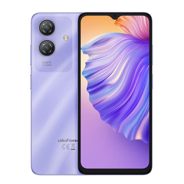歐樂風Ulefone Note 21, 4GB+128GB, 面部/指紋識別 6.56寸屏安卓14 Unisoc T606八核, 4G網絡, 雙卡, OTG