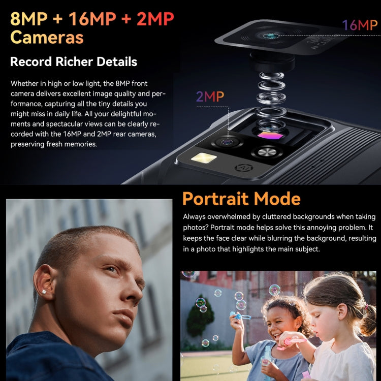 Blackview BV4800 Pro，4GB+128GB，IP68/IP69K三防機 6.56英寸安卓14 紫光展銳T606八核,  OTG, 4G網絡