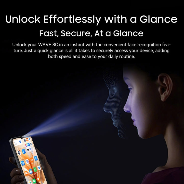 Blackview WAVE 8C，2GB+64GB，6.56英寸安卓14 GO Unisoc SC9863A八核,  OTG, 4G網絡  , WAVE 8C 2GB+64GB