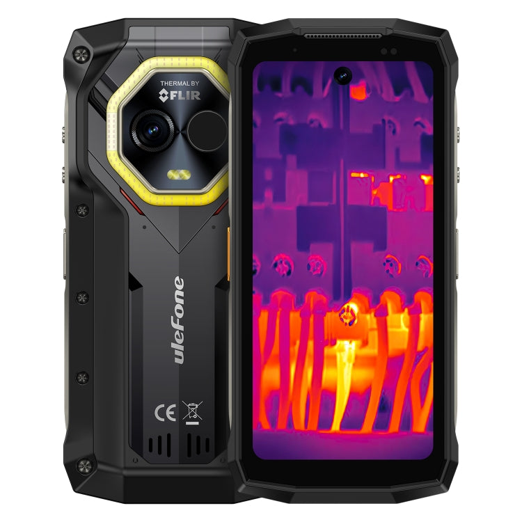 Ulefone Armor Mini 20 Pro，熱像，8GB+256GB，IP68/IP69K三防機  4.7英寸安卓14 MediaTek 天璣6300 5G八核, 網絡：5G, NFC, OTG