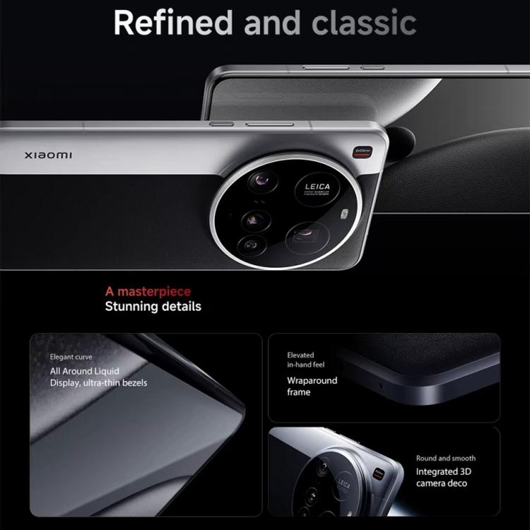 小米Xiaomi  15 Ultra國際版，16GB+512GB，3D 超聲波指紋, 6.73英寸Xiaomi HyperOS 2 驍龍8至尊版移動平台八核, NFC, 5G網絡