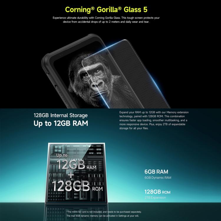 Ulefone Armor X31，6GB+128GB，夜視，IP68/IP69K三防機  6.56英寸安卓14 MediaTek Helio G91八核, 網絡：4G, NFC, OTG