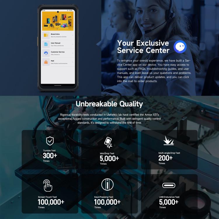 Ulefone Armor X31，6GB+128GB，夜視，IP68/IP69K三防機  6.56英寸安卓14 MediaTek Helio G91八核, 網絡：4G, NFC, OTG