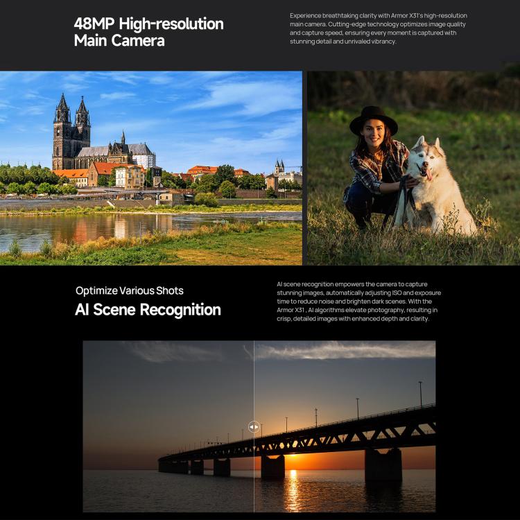 Ulefone Armor X31，6GB+128GB，夜視，IP68/IP69K三防機  6.56英寸安卓14 MediaTek Helio G91八核, 網絡：4G, NFC, OTG