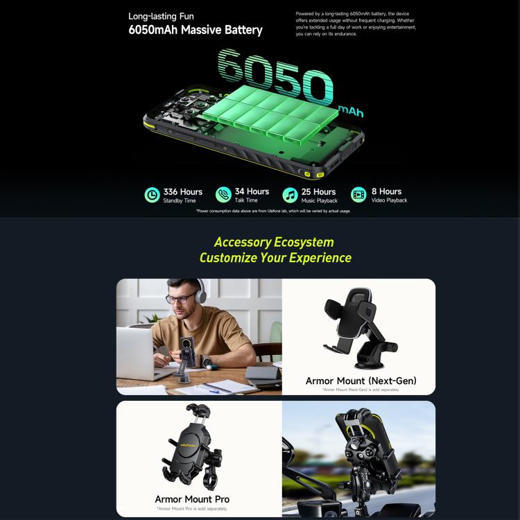 Ulefone Armor X31，6GB+128GB，夜視，IP68/IP69K三防機  6.56英寸安卓14 MediaTek Helio G91八核, 網絡：4G, NFC, OTG