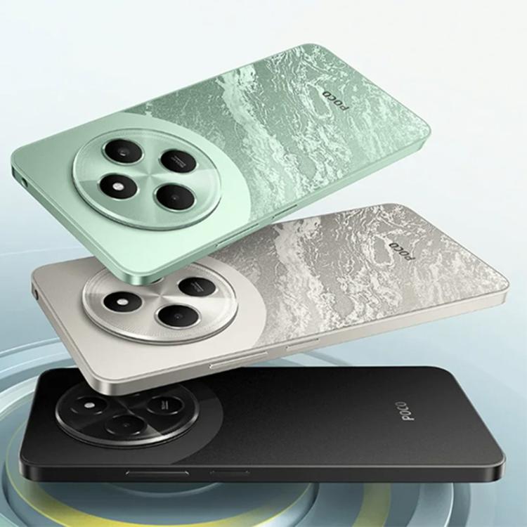 Xiaomi POCO C75國際版，8GB+256GB，側鍵指紋，6.88英寸Xiaomi HyperOS Helio G81-Ultra八核，NFC，網絡：4G