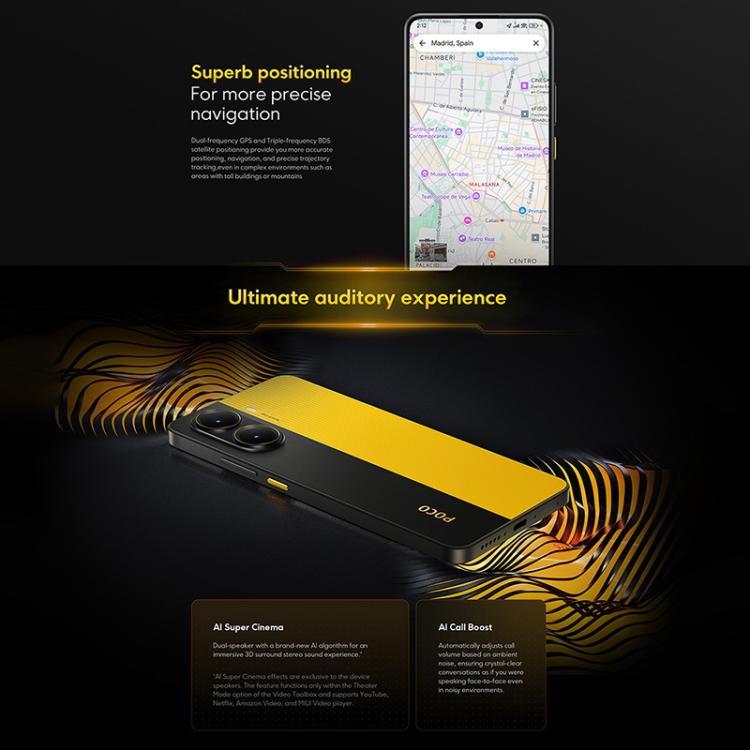 Xiaomi POCO X7 Pro 5G 國際版，12GB+512GB，屏幕指紋，6.67英寸Xiaomi HyperOS 2 天璣8400-Ultra八核，NFC，網絡：5G