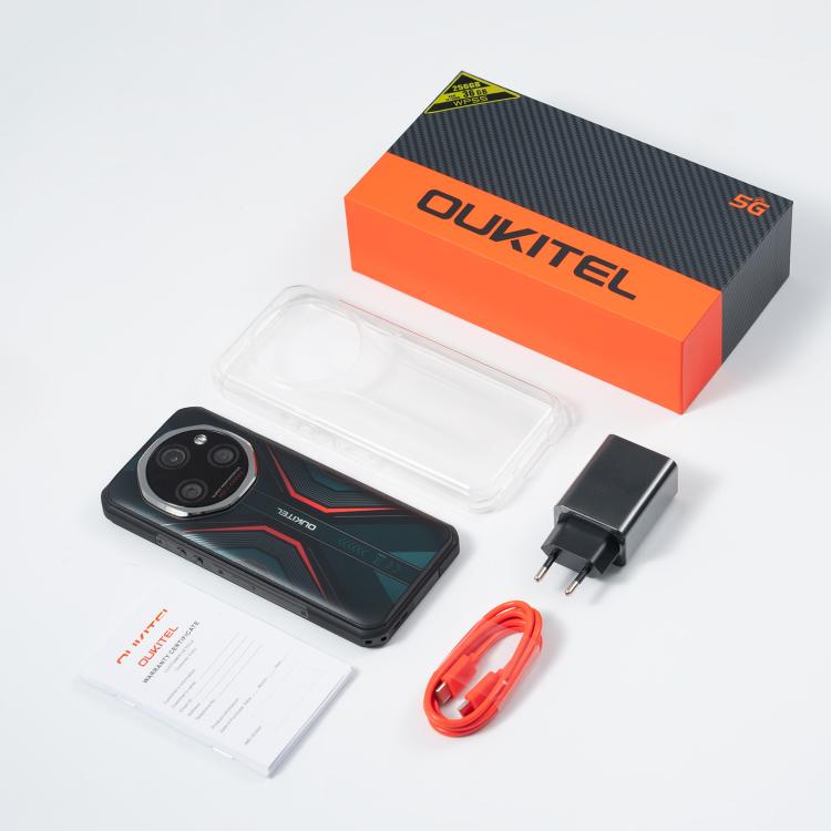 Oukitel WP55 Pro 5G，16GB+512GB，IP68/IP69K三防機, 一億像素 6.6英寸安卓15聯發科天璣7025八核，NFC, OTG, 網絡：5G