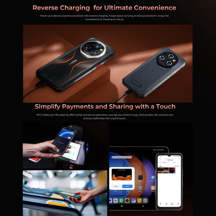 Oukitel WP55 Pro 5G，16GB+512GB，IP68/IP69K三防機, 一億像素 6.6英寸安卓15聯發科天璣7025八核，NFC, OTG, 網絡：5G