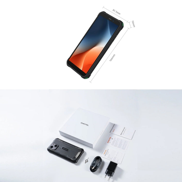 Oukitel WP32 Pro，6GB+256GB，IP68/IP69K三防機, 6英寸安卓14  T606八核，OTG, 網絡：4G