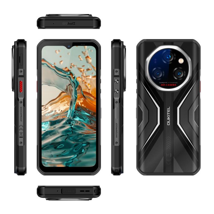 Oukitel WP55 5G，12GB+256GB，IP68/IP69K三防機, 一億像素 6.6英寸聯發科天璣7025八核，NFC, OTG, 網絡：5G