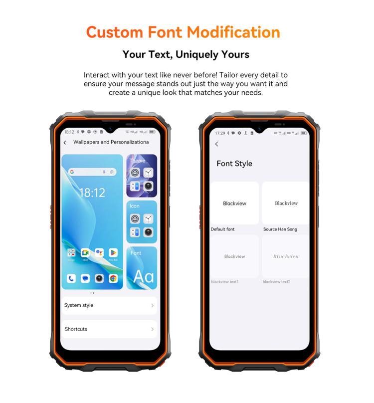 Blackview Oscal Marine 2，4GB+64GB，6.56英寸安卓15 Unisoc UMS9230E T615八核, 網絡：4G, OTG, NFC