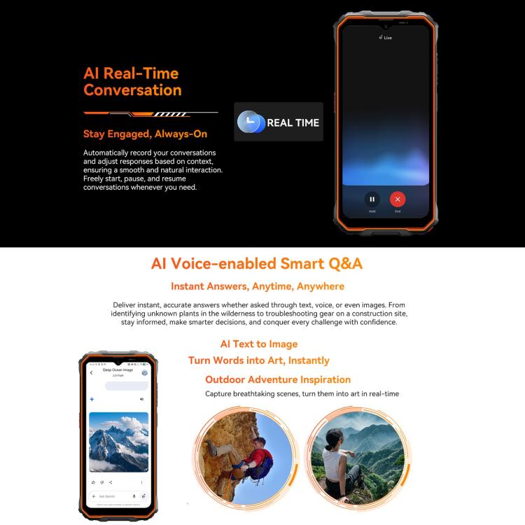 Blackview Oscal Marine 2，8GB+256GB，6.56英寸安卓15 Unisoc UMS9230E T615八核, 網絡：4G, OTG, NFC