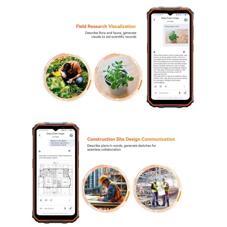 Blackview Oscal Marine 2，8GB+256GB，6.56英寸安卓15 Unisoc UMS9230E T615八核, 網絡：4G, OTG, NFC