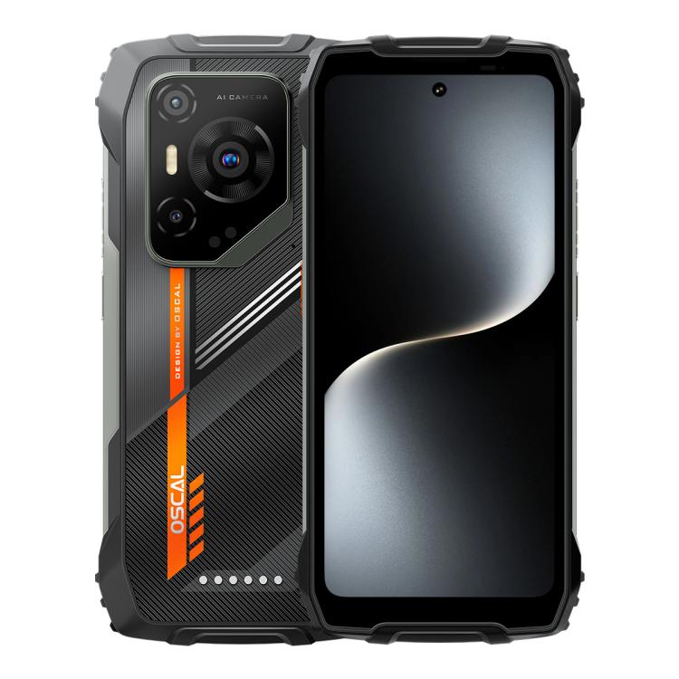 Blackview Oscal Pilot 3 5G三防機，12GB+256GB，6.56英寸安卓15聯發科天璣 6300八核, 網絡：5G, OTG, NFC