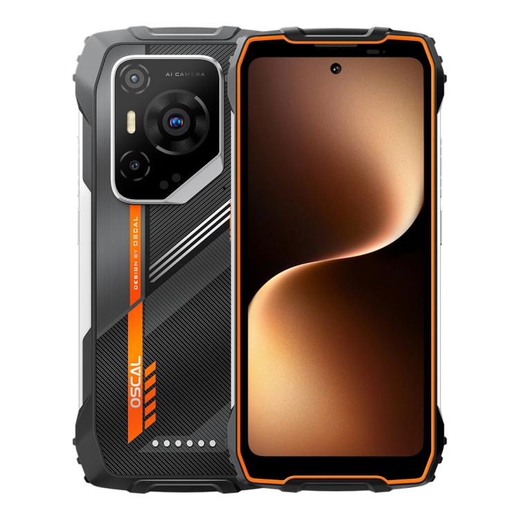 Blackview Oscal Pilot 3 5G三防機，12GB+256GB，6.56英寸安卓15聯發科天璣 6300八核, 網絡：5G, OTG, NFC