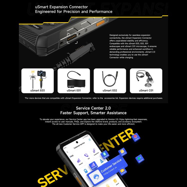Ulefone Armor 30，12GB+512GB，夜視，IP68/IP69K三防機  6.95英寸安卓15聯發科 Helio G100八核, 網絡：4G, NFC, OTG